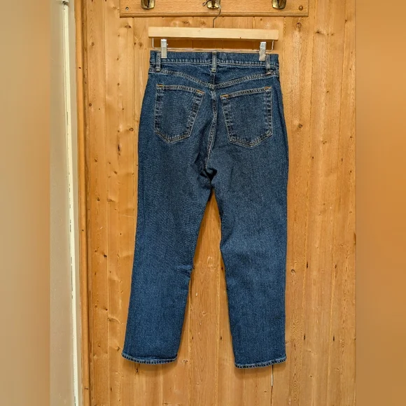 Abercrombie & Fitch Women's Ultra High Rise Curve Love Ankle Straight Jeans - Picture 2 of 4